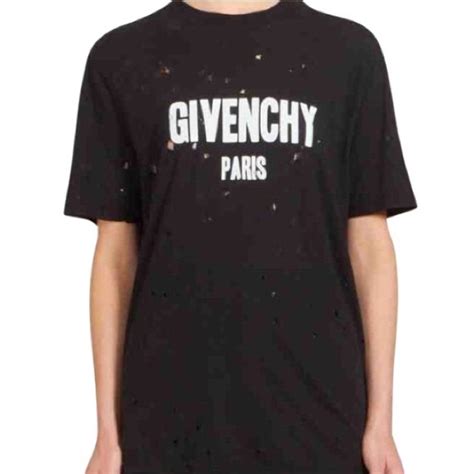 givenchy man t shirt|Givenchy t shirt with holes.